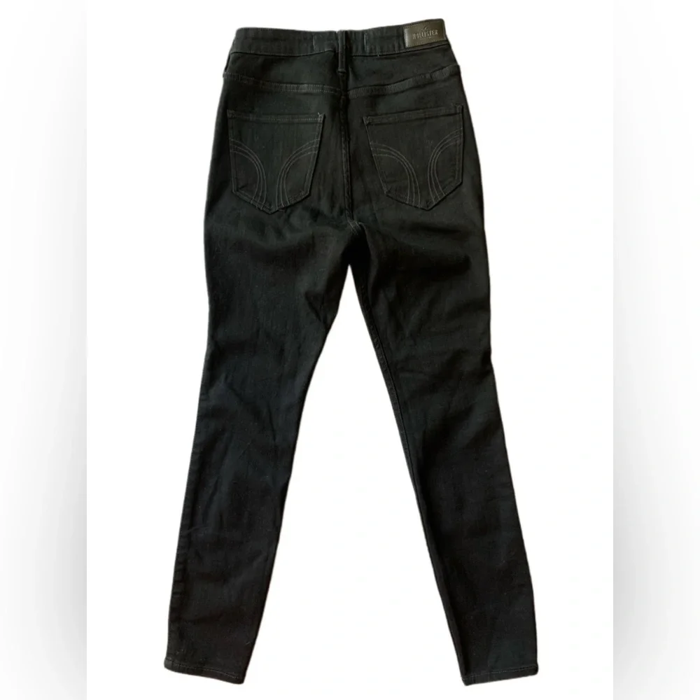 Hollister Women’s Ultra High Rise Super Skinny Jeans Size:3S - W26 L26 - Black - Picture 2 of 7